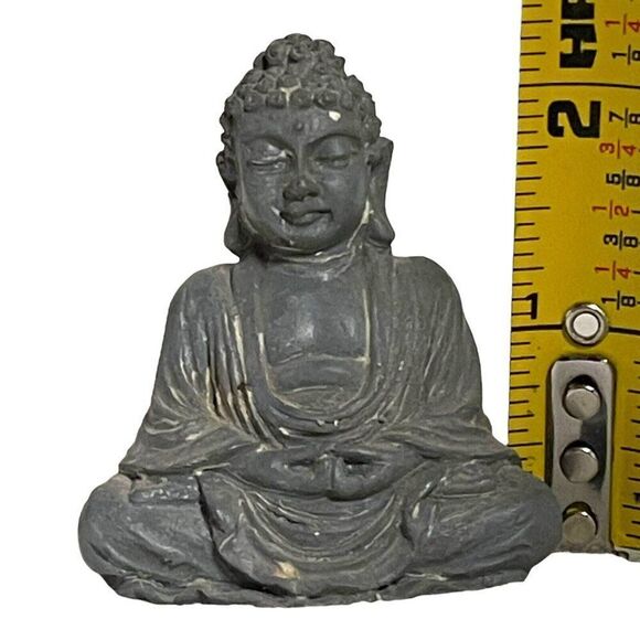 Lot of 3 Buddha Asian Oriental Set of 3 Figurines Good Luck 2” Trinkets Mini - Picture 16 of 16